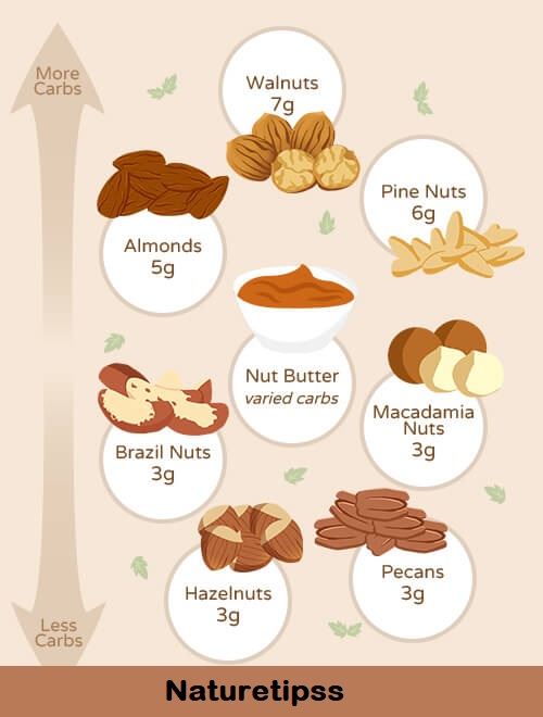 nuts-list-carbs